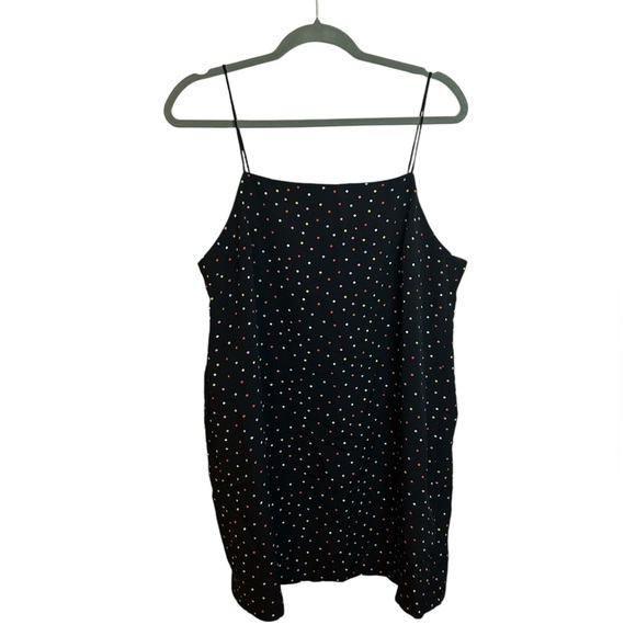 Topshop Rainbow Polka Dot Mini Slip Dress - Picture 2 of 6